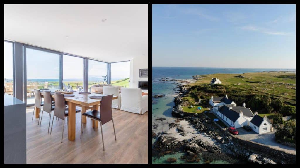 Las 10 mejores casas rurales con vistas al mar de Irlanda, CLASIFICADAS