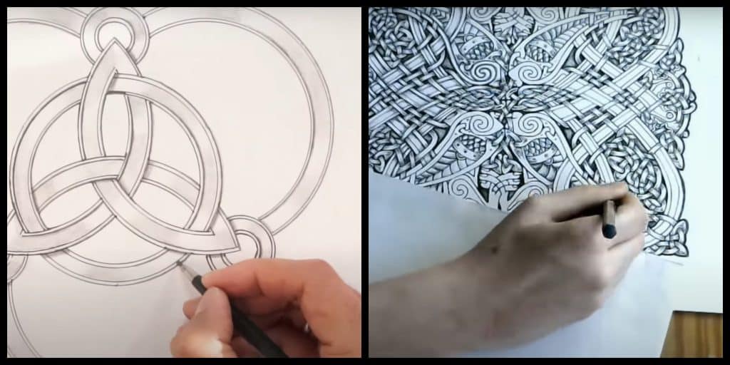 Cómo dibujar arte celta: 10 magníficos vídeos de ayuda paso a paso