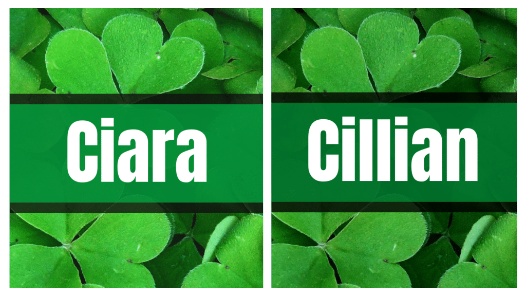 Top 10 der schönsten irischen Namen, die mit 'C' beginnen