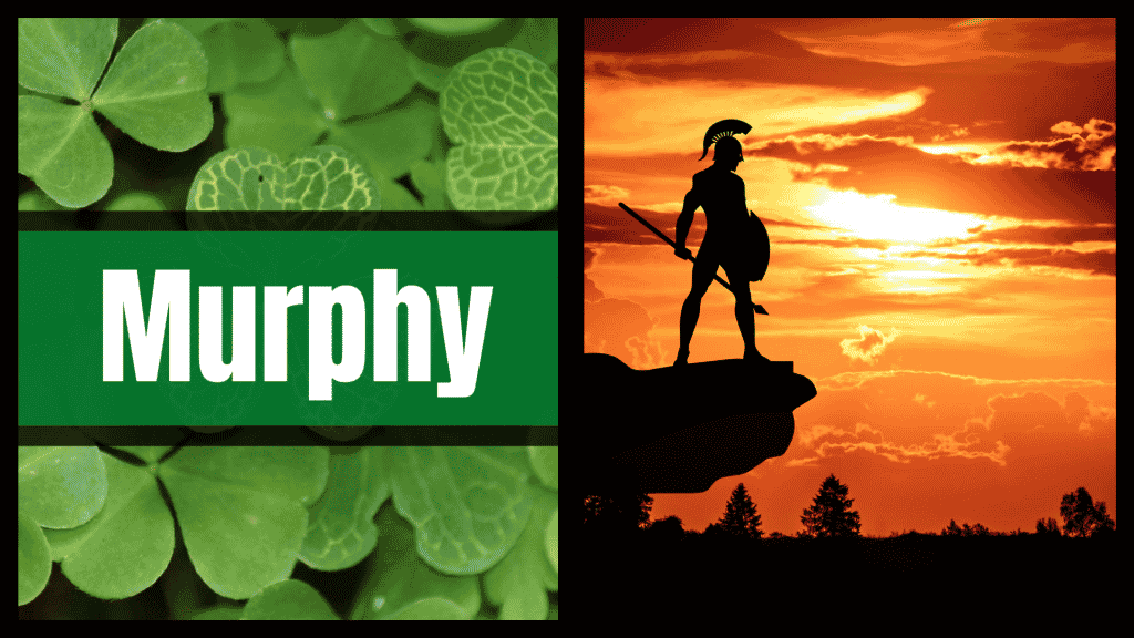 MURPHY: semnificația, originea și popularitatea numelui de familie, EXPLICATE