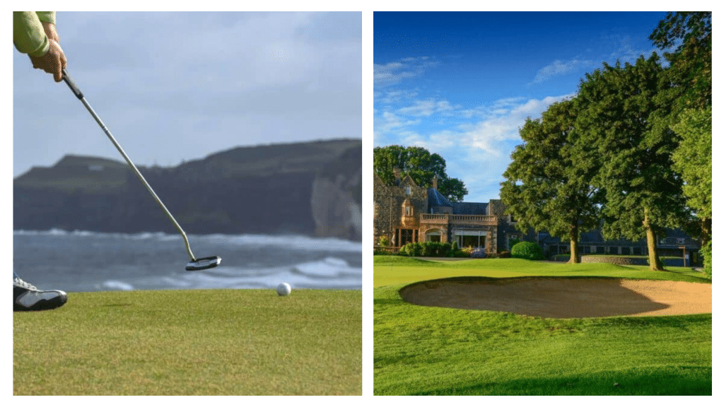 10 nejlépe hodnocených golfových hřišť v Severním Irsku